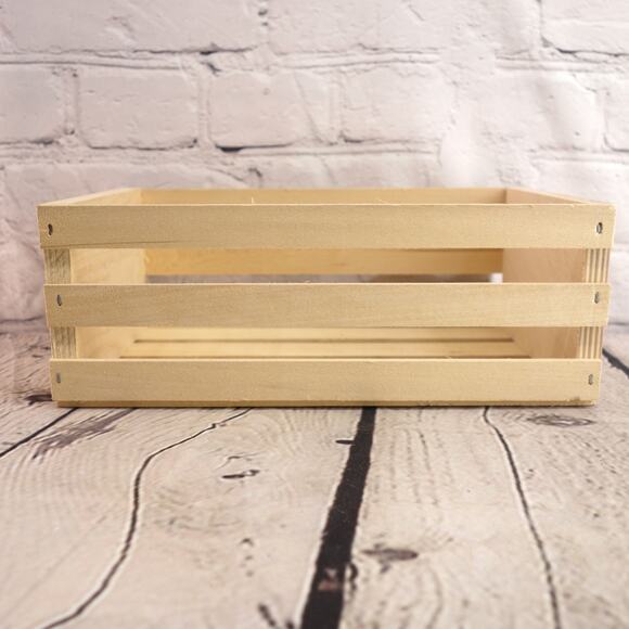 Wooden CD And Craft Storage Crate - Picture 3 of 7